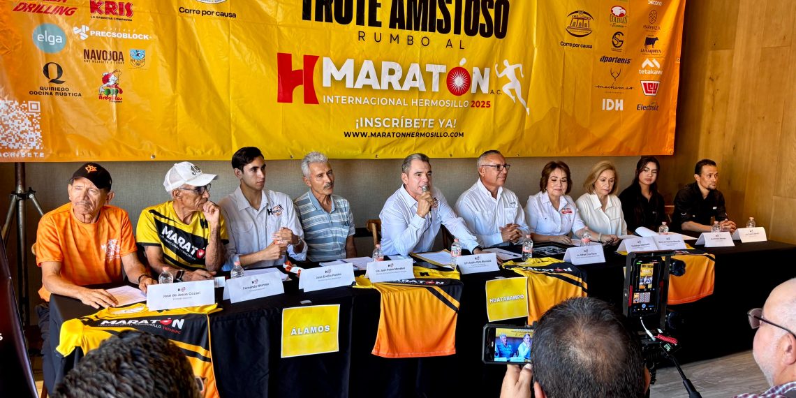 Invitan a Trote Amistoso Navojoa rumbo al Gran Maratón Internacional Hermosillo 2025
