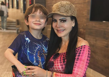Maribel Guardia se conmueve por mensaje de su nieto