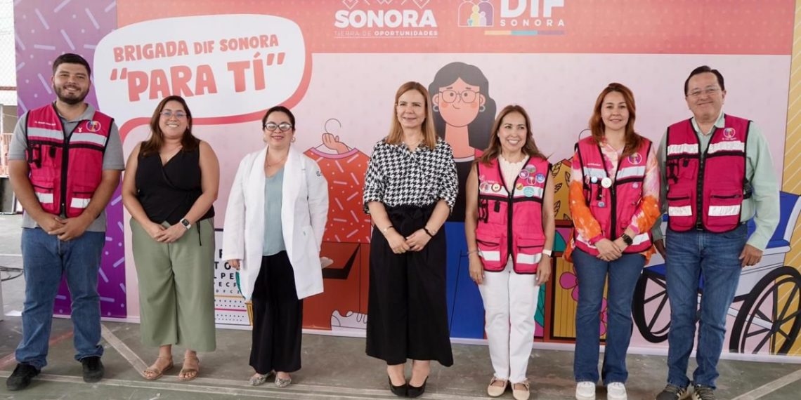 Gobierno de Sonora acerca servicios y apoyos a la colonia La Caridad con Brigada DIF Sonora para Ti