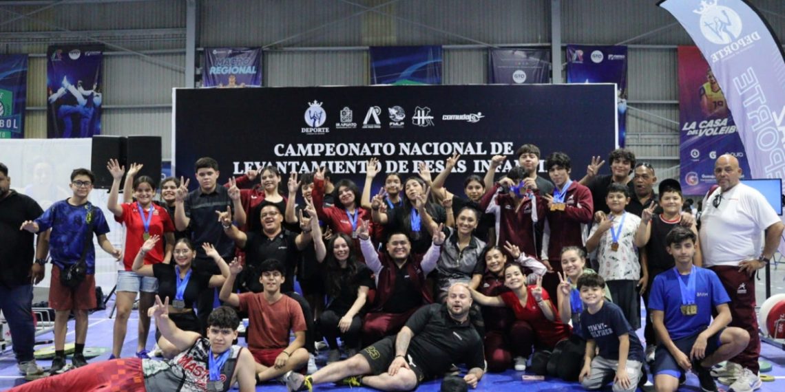 Pesistas sonorenses sacan a relucir su fuerza en Nacional Infantil, Sub 15 y Sub 17