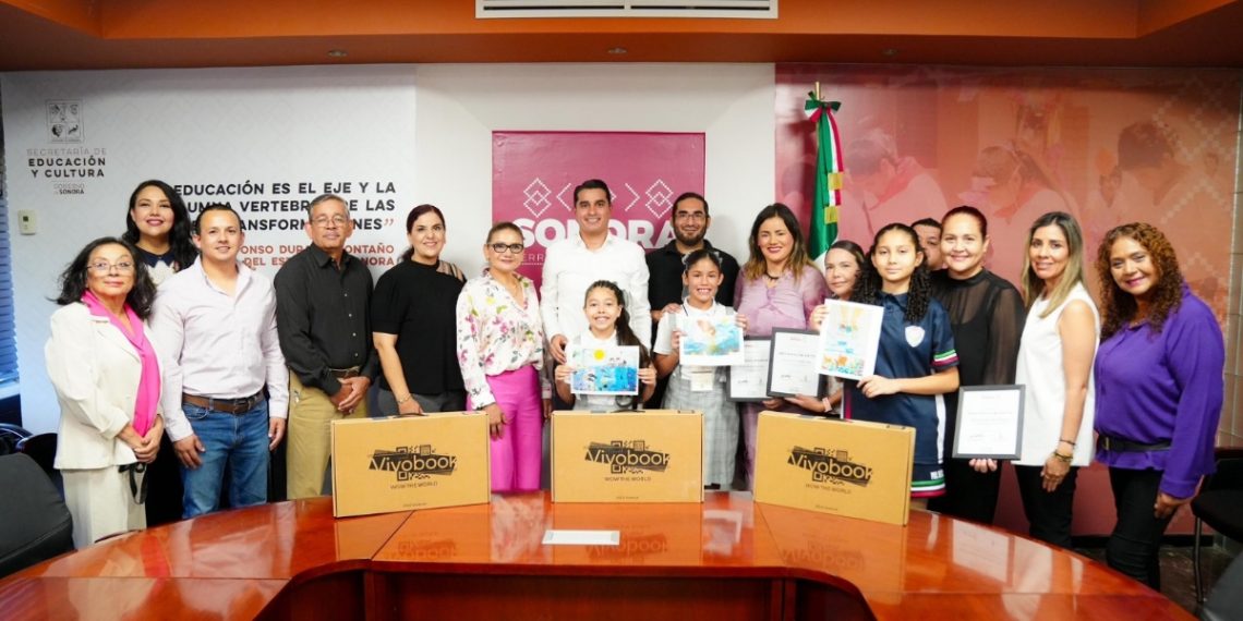 Premia Gobierno de Sonora a ganadores estatales del 48 Concurso Nacional de Pintura Infantil “La Niñez y La Mar “: SEC