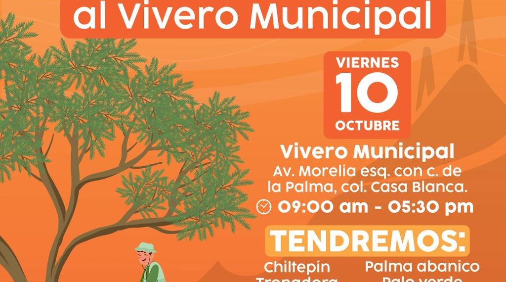 El Ayuntamiento de Hermosillo entregará árboles nativos en el Vivero Municipal