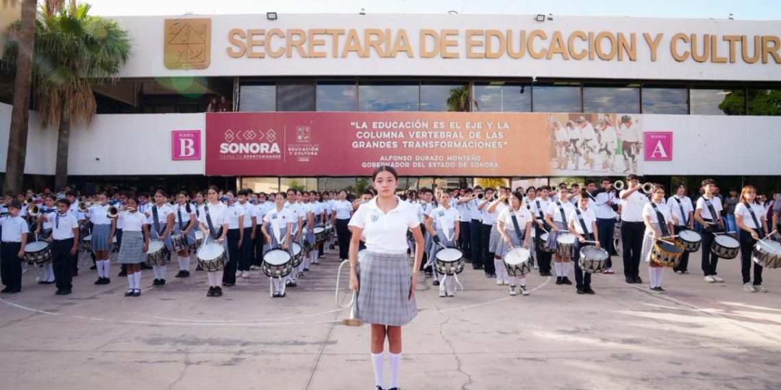 Impulsa Gobierno de Sonora la creación de la primera Banda de Guerra Monumental: SEC