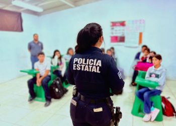 Alertan Policías Estatales del Gobierno de Sonora a jóvenes sobre consecuencias de las adicciones