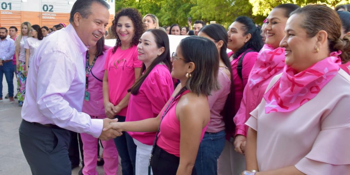 Llama Toño Astiazarán a hacer conciencia en la conmemoración del Día Mundial de la Lucha contra el Cáncer de Mama