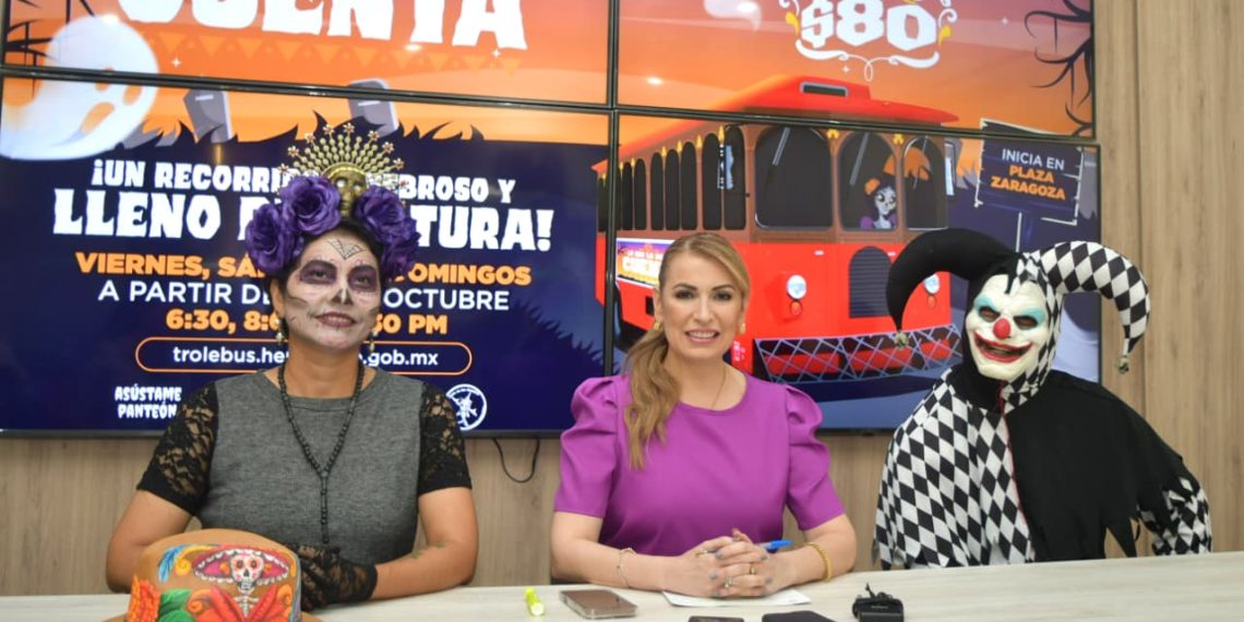 Trolebús hará recorridos de misterio y leyenda con motivo de Día de Muertos