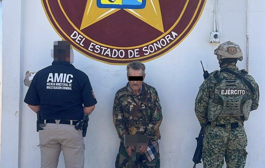 AMIC y DEFENSA detienen a un hombre armado y con droga en Sonoyta