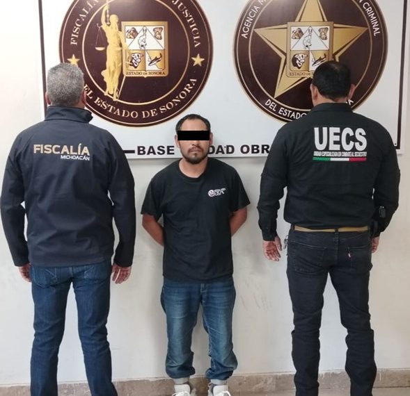 En colaboración con Fiscalía de Michoacán capturan a Jesús “N” por secuestro agravado
