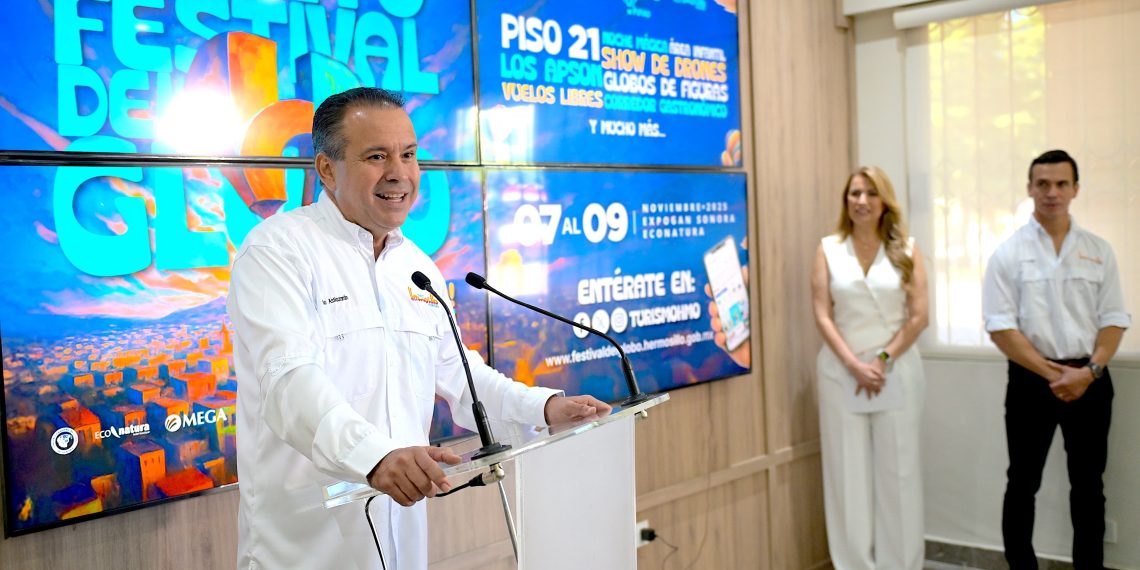 Anuncia Toño Astiazarán Festival del Globo 2025 con tres días de entretenimiento familiar