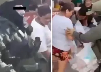 Reparten ayuda a nombre del CJNG en Veracruz