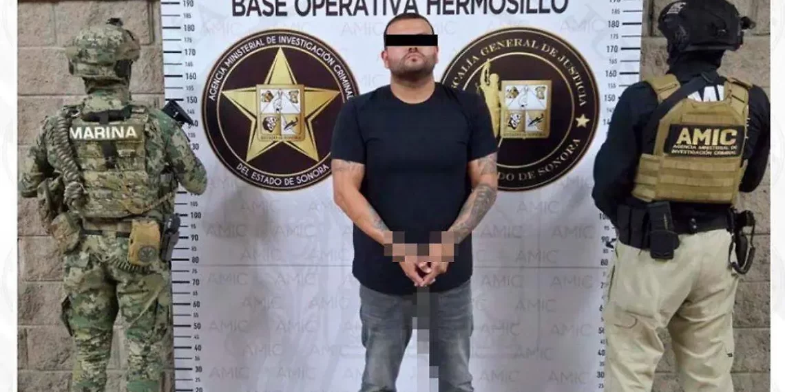 Detienen a Martín Jesús “N”, alias “El Tomate”, objetivo prioritario en la frontera norte de Sonora