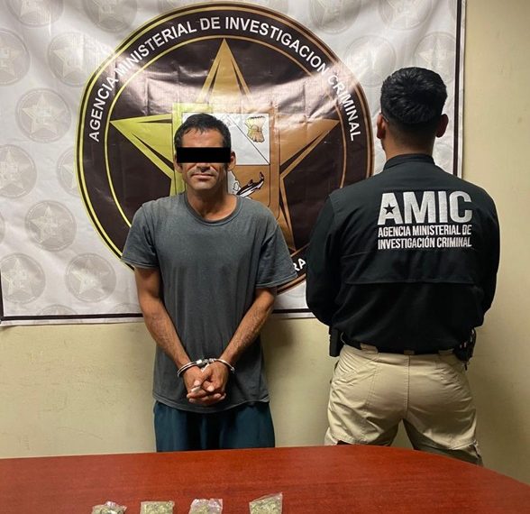 Detenido Baldomero “N” por posesión de narcótico en Ciudad Obregón