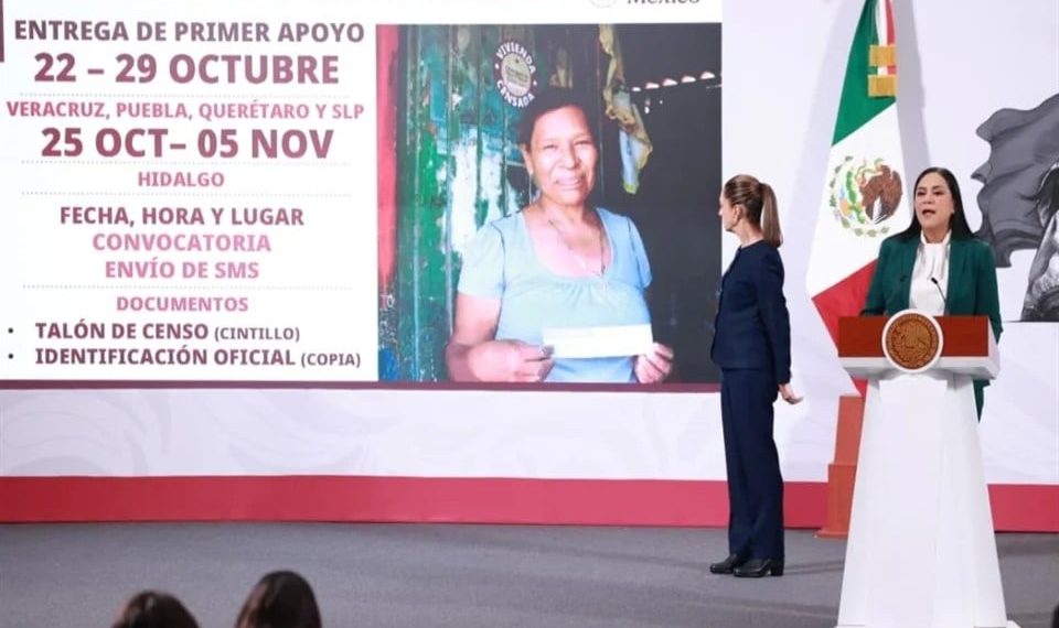 Anuncia Sheinbaum reparto inicial de 10 mmdp a damnificados