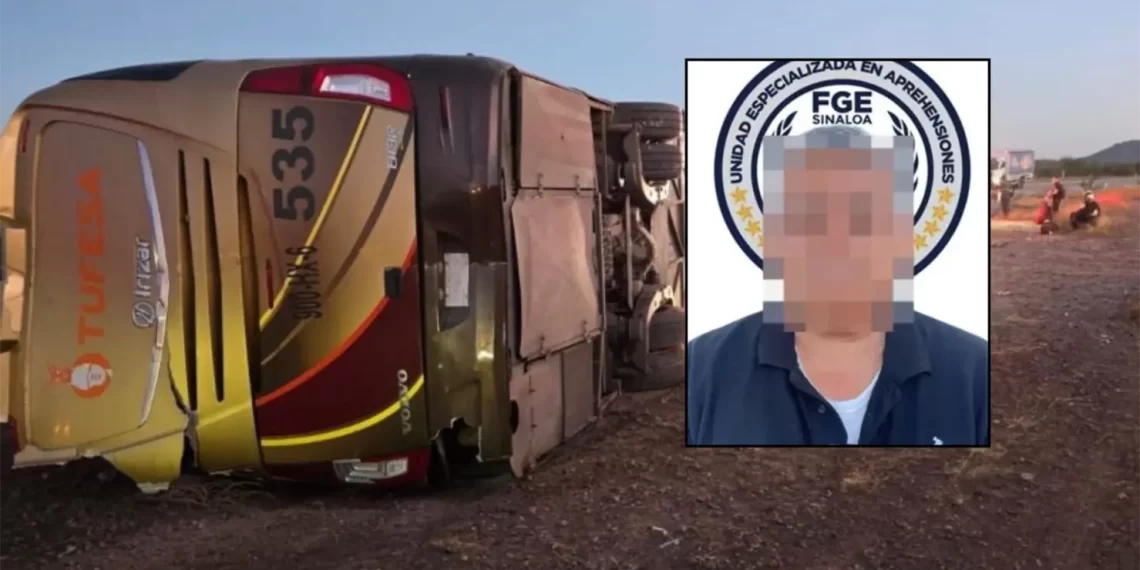 Detienen a chofer de Tufesa prófugo por camionazo en carretera Guaymas-Hermosillo