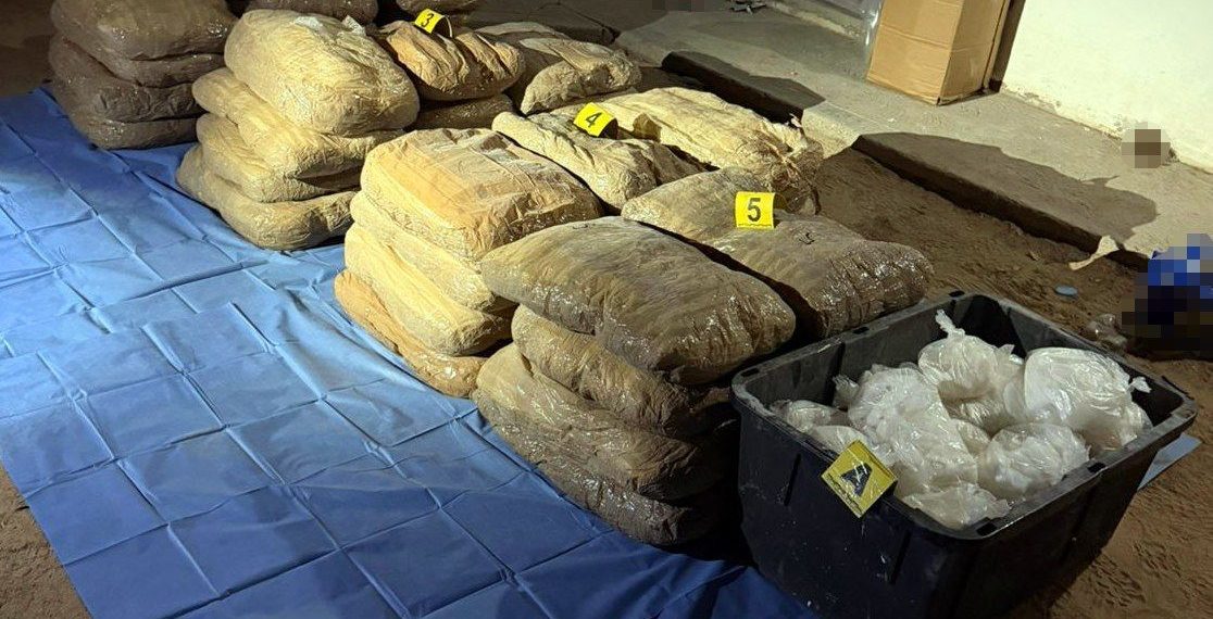 Mesa Estatal de Seguridad decomisa cerca de media tonelada de metanfetamina en operativos en San Luis Río Colorado