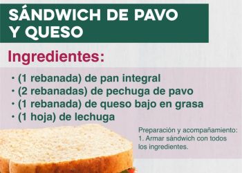 La Secretaría de Educación y Cultura invita a preparar refrigerios saludables para niñas y niños