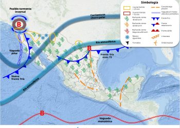 Podría presentarse este fin de semana la Primera Tormenta Invernal de la temporada