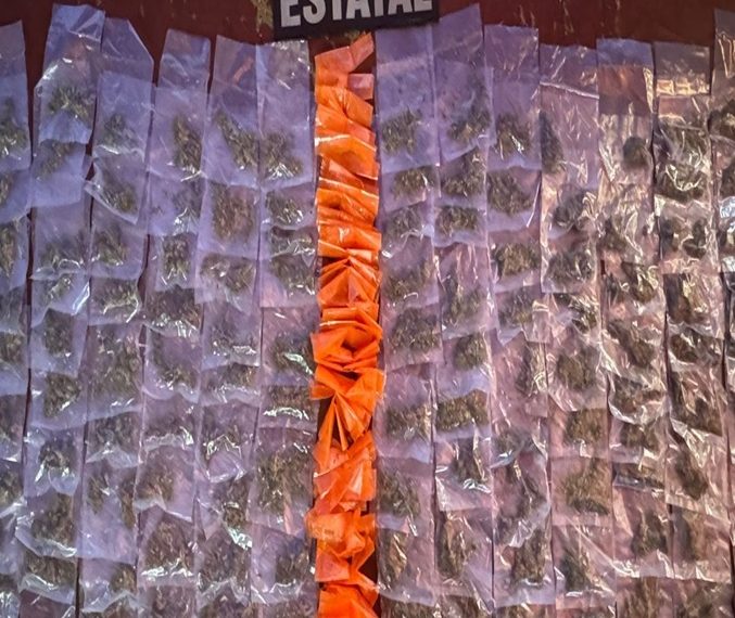 Asegura Policía Estatal 180 envoltorios de narcótico en San Pedro El Saucito