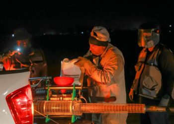 Continua Secretaría de Salud con acciones de fumigación contra el dengue en el estado