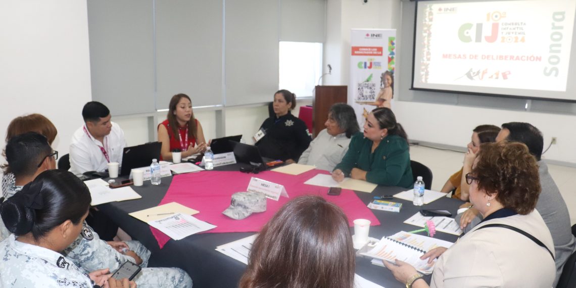 Organiza INE Sonora mesas de liberación para la articulación de agenda de atención a niñas, niños y adolescentes sonorenses