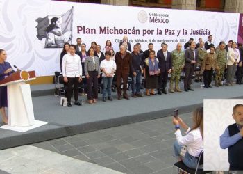 “Seguridad de Michoacán es prioridad nacional”; presentan Plan por la Paz y la Justicia