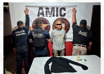 Operativo evita que sujeto agrediera con fuego a su exesposa en Benjamín Hill