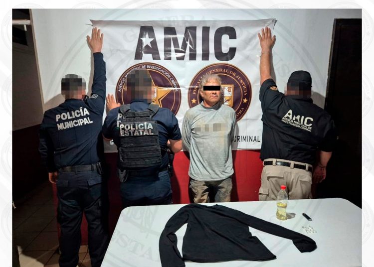 Operativo evita que sujeto agrediera con fuego a su exesposa en Benjamín Hill