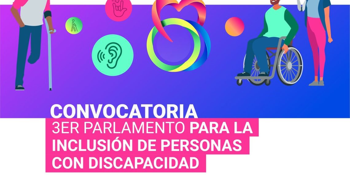 Cierra este sábado la convocatoria para participar en el Tercer Parlamento para la Inclusión de Personas con Discapacidad