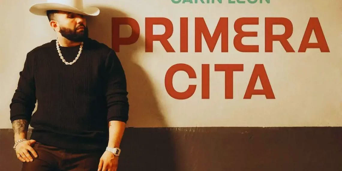 Carín León consigue 1 billón de reproducciones en Spotify de “Primera Cita”