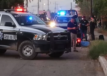 Sicarios ejecutan a motociclista en la colonia Las Palmas de Cajeme