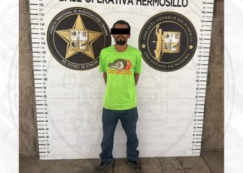 FGJES detiene a Abel Ulises “N” por homicidio calificado en grado de tentativa en Hermosillo