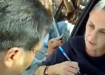 Intercepta CNTE convoy de Sheinbaum; les firma acuerdo