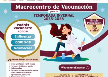 Invita Salud Sonora a arranque de Macrocentro de Vacunación para Temporada Invernal