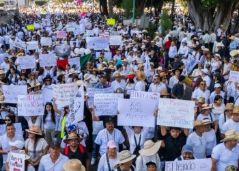 Marchan en Uruapan por la Paz; exigen justicia y seguridad