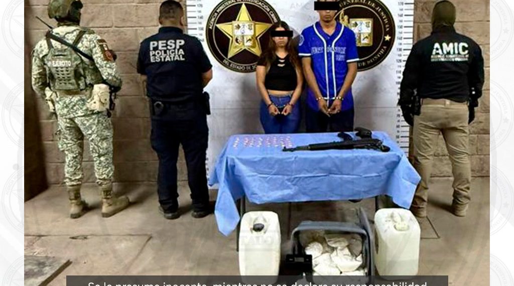 Operativo conjunto desarticula punto de venta de droga; aseguran fusil AK-47, narcóticos y vehículo robado en Hermosillo