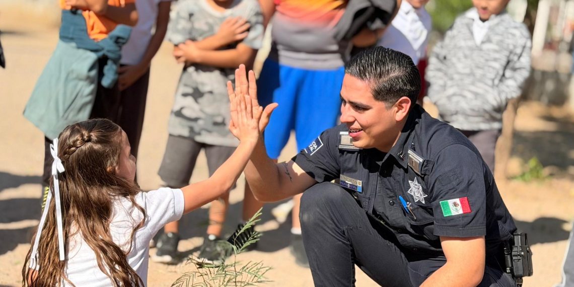 Policía Estatal de Seguridad Pública apuesta por la reforestación a través de “Sembrando Paz”