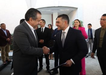 Participa Toño Astiazarán en reunión con secretario de seguridad Omar García Harfuch