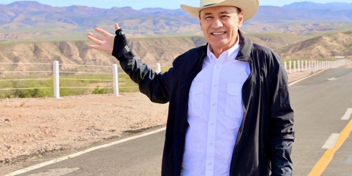 Conectividad y bienestar para la sierra; Gobernador Durazo supervisa avance del 80% de la carretera Bavispe- Nuevo Casas Grandes