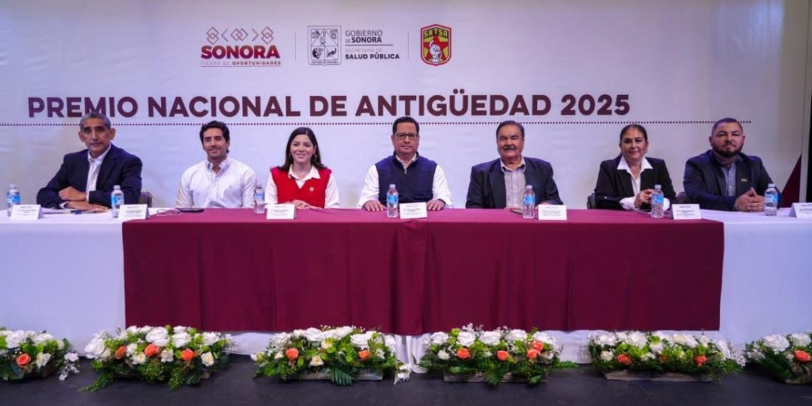 Celebra Salud Sonora Premio Nacional de Antigüedad 2025