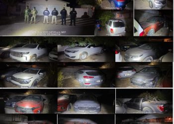 Gobernador Alfonso Durazo asesta golpe contundente a la delincuencia en Agua Prieta con aseguramiento de vehículos robados y blindados