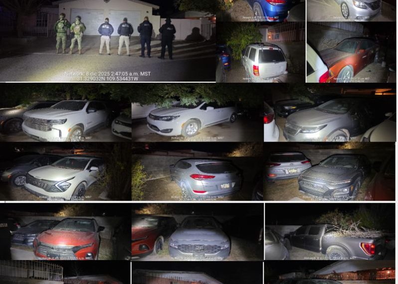 Gobernador Alfonso Durazo asesta golpe contundente a la delincuencia en Agua Prieta con aseguramiento de vehículos robados y blindados