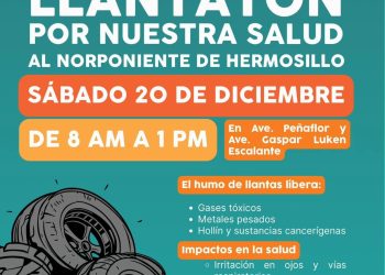 Invita Ayuntamiento de Hermosillo al “Llantatón” al Norponiente este 20 de diciembre