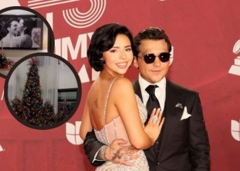 Así en el nido de amor de Ángela Aguilar y Christian Nodal