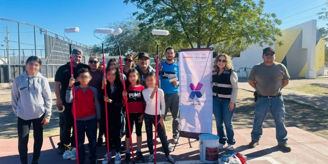 Jornada Permanente por la Paz habilita espacios públicos en Caborca