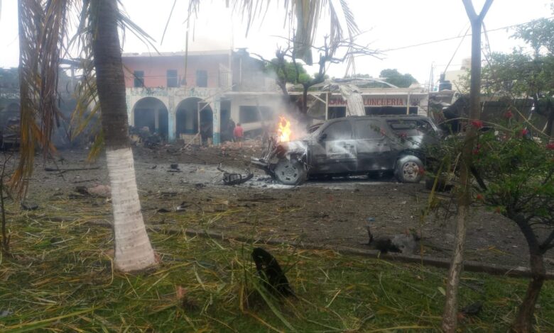 Narcoterrorismo en Michoacán; estalla carro bomba, hay 3 muertos y 7 heridos