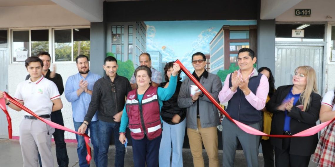 Cecyte Sonora inaugura mural interactivo “Trazando mi Futuro”