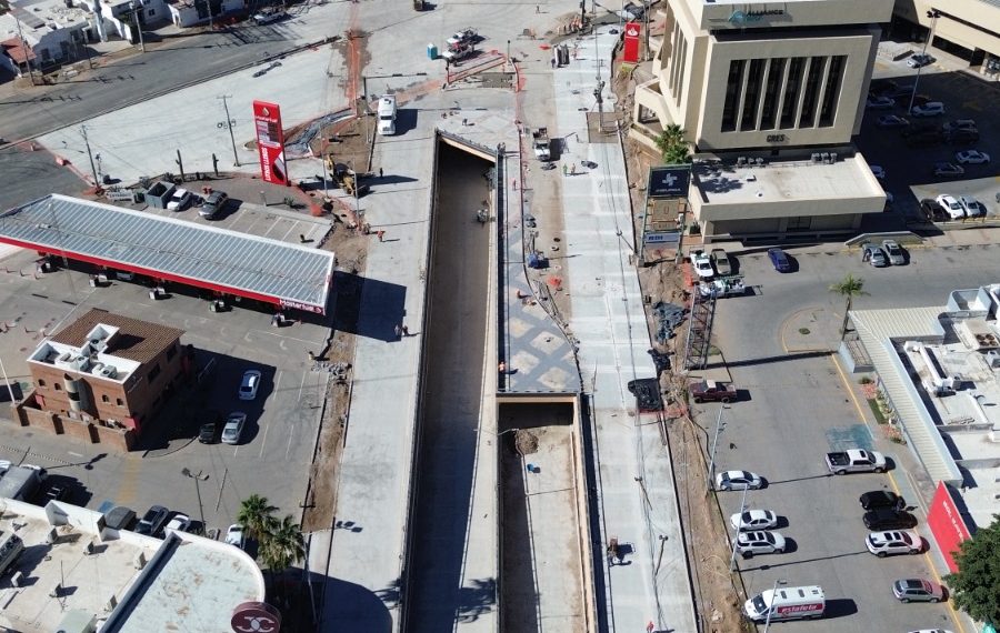 Paso a desnivel de Colosio y Solidaridad registra 90% de avance: Toño Astiazarán