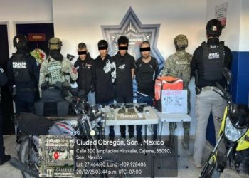 Desarticula presunta célula criminal en Cajeme