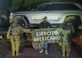 Ejército y AMIC aseguran arsenal y vehículo con reporte de robo en Navojoa