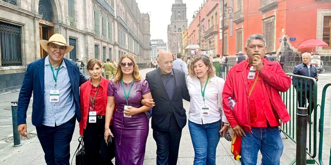 Ramón Flores acompaña celebración por los 7 años de la Transformación en México